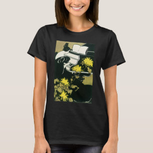Vintage Music, Miss Traumerei Playing Piano, Reed T-Shirt