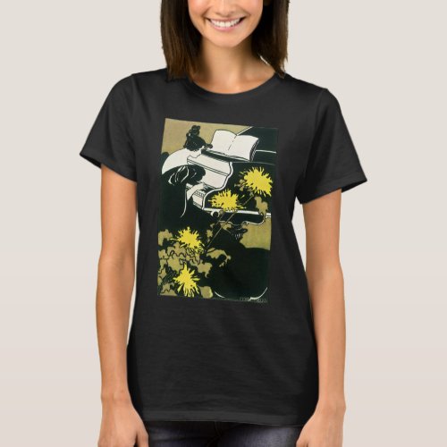 Vintage Music Miss Traumerei Playing Piano Reed T_Shirt