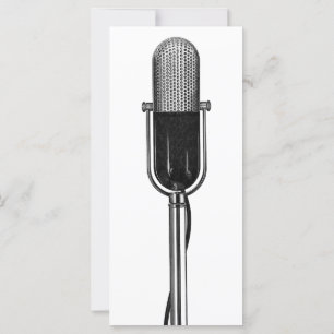 Vintage Music, Old Fashioned Retro Microphone