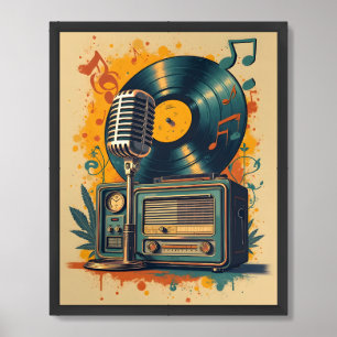 Vintage Music Poster with Classic Vibes