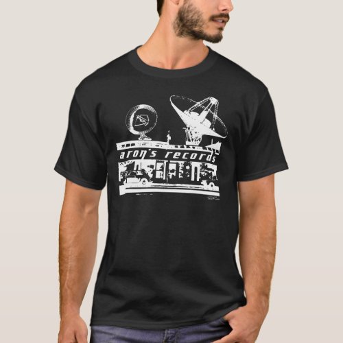 Vintage Music Record Store Transmission Graphic T_ T_Shirt