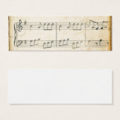 Vintage Music Sheet (Front & Back)