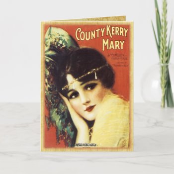 Vintage Music Sheet - Country Kerry Card by golden_oldies at Zazzle