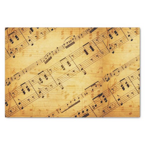 Vintage Music Sheet _ Tissue Paper