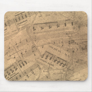 Vintage Music Sheets Mousepad