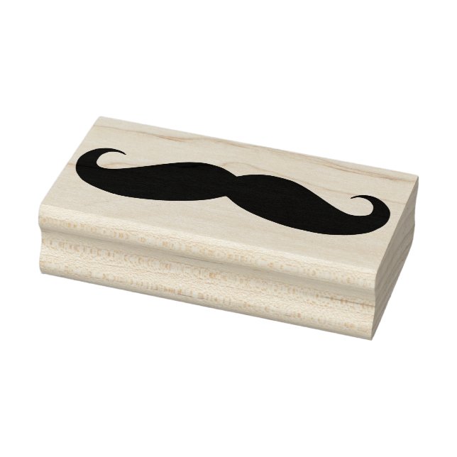 Vintage Mustache Rubber Art Stamp (Stamp)