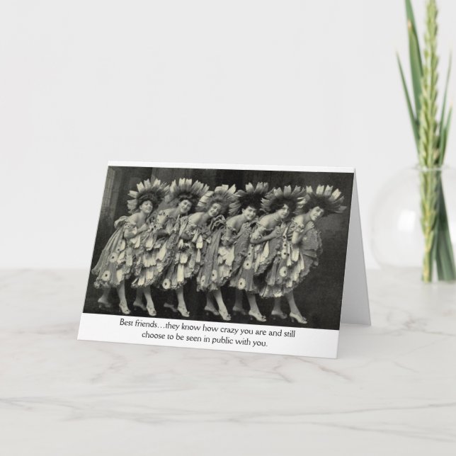 Vintage - My Crazy Best Friends, Card (Front)