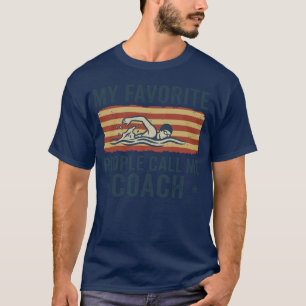 Vintage My Favorite People Call Me Coach T-Shirt