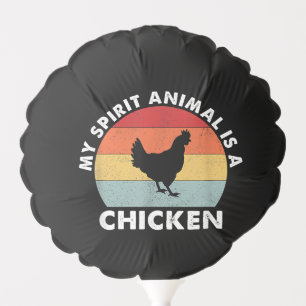 Vintage My Spirit Animal Is a Chicken Balloon