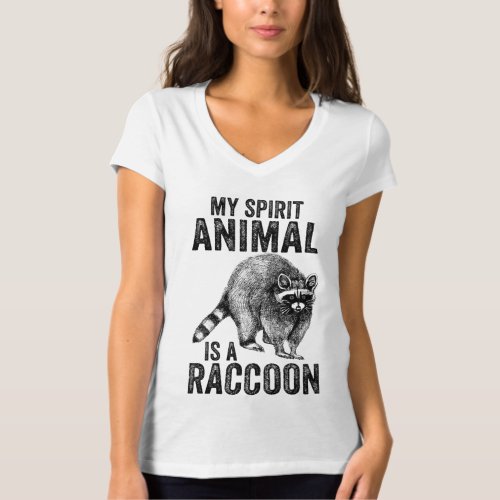 Vintage My Spirit Animal is a Raccoon Trash Panda  T_Shirt