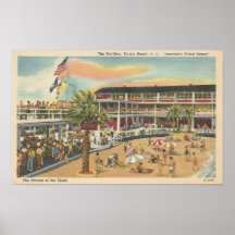 Vintage Myrtle Beach, SC Postcard Pavilion