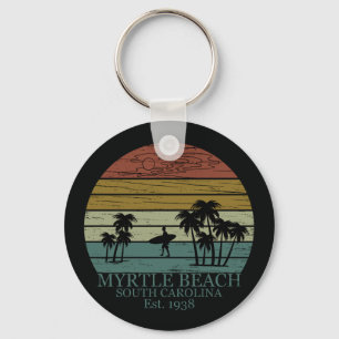 Vintage Myrtle Beach South Carolina Keychain