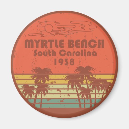 Vintage Myrtle Beach South Carolina Magnet