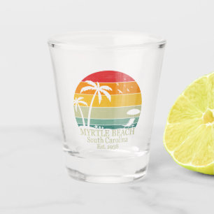 Vintage Myrtle Beach South Carolina Shot Glass