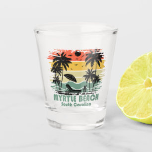 Vintage Myrtle Beach South Carolina Shot Glass