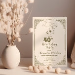 Vintage Mystical 40th Birthday Invitation<br><div class="desc">Celebrate four decades of life with our Vintage Mystical 40th Birthday Invitation. The mystical elements bring a sense of nostalgia and elegance to this milestone celebration. Vintage hues set the stage for a timeless event, inviting friends and family to a birthday gathering that is both enchanting and sophisticated. Embark on...</div>