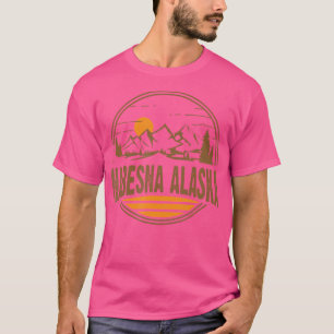 Vintage Nabesna Alaska Mountain Hiking Souvenir Pr T-Shirt