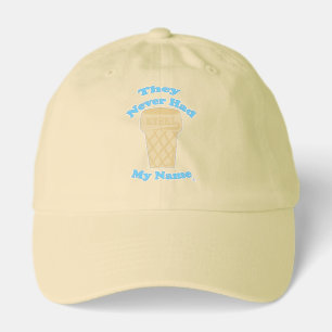 Vintage Name Cone Funny Ice Cream Humor Hat