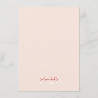 Vintage Name Personal Stationery Invitation