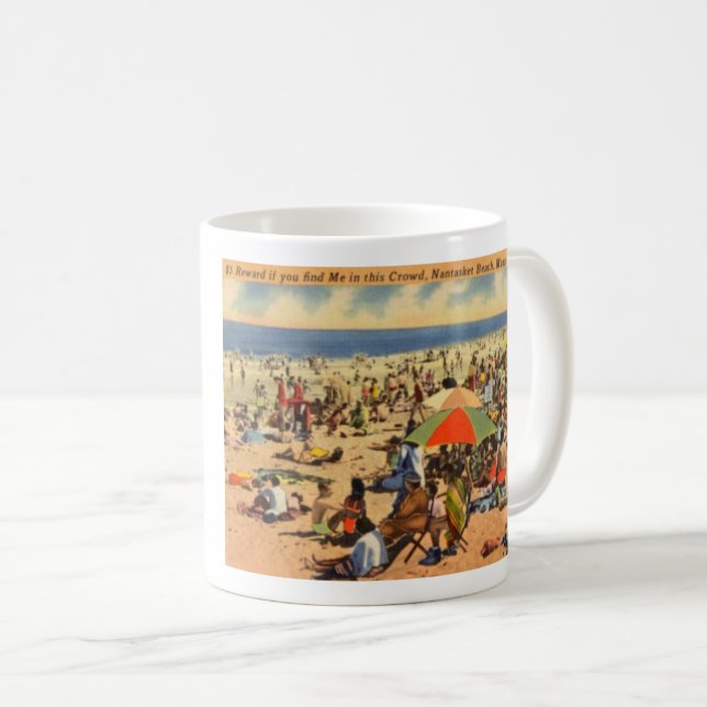 Vintage Nantasket Beach, Massachusetts Coffee Mug (Front Right)