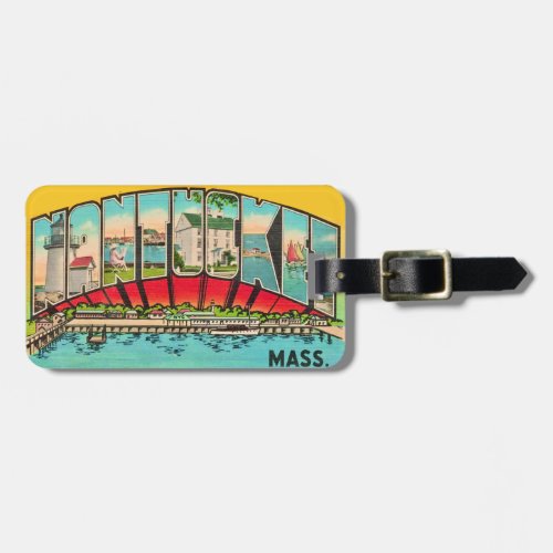Vintage Nantucket MA Luggage Tag