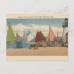 Vintage Nantucket Mass. Brant Point Light Postcard at Zazzle
