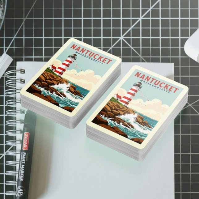 Vintage Nantucket Massachusetts Poker Cards (Creator Uploaded)