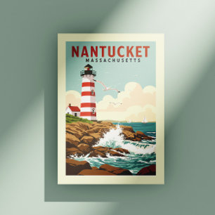 Vintage Nantucket Massachusetts Postcard