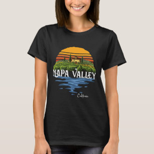 Vintage Napa Valley Winery California Souvenir T-Shirt