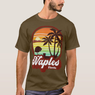 Vintage Naples Florida FL Retro 70s Summer Beach S T-Shirt