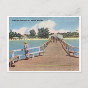 Vintage Naples, Florida Postcard