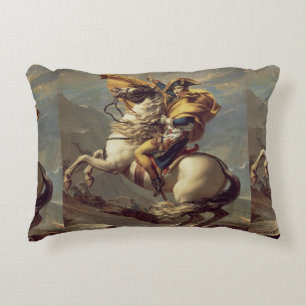 Vintage Napoleon Crossing the Alps Accent Pillow