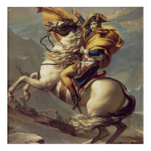 Vintage Napoleon Crossing the Alps Acrylic Print