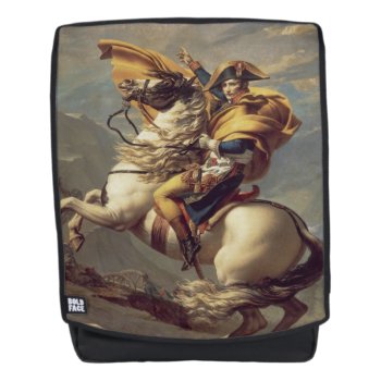 Vintage Napoleon Crossing The Alps Backpack by RicasGifts at Zazzle