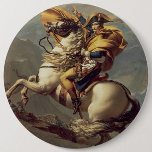 Vintage Napoleon Crossing the Alps Button
