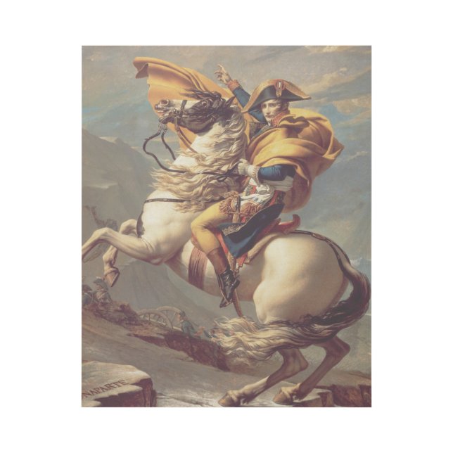 Vintage Napoleon Crossing the Alps  Gallery Wrap (Front)