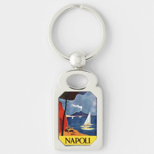 Vintage Napoli Naples Italy key chain