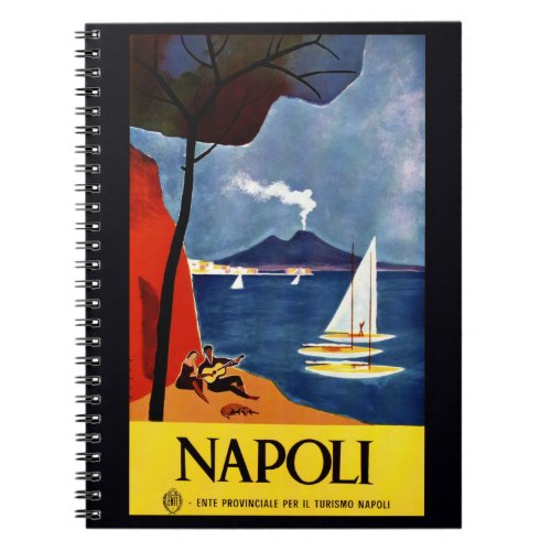 Vintage Napoli Naples Italy notebook