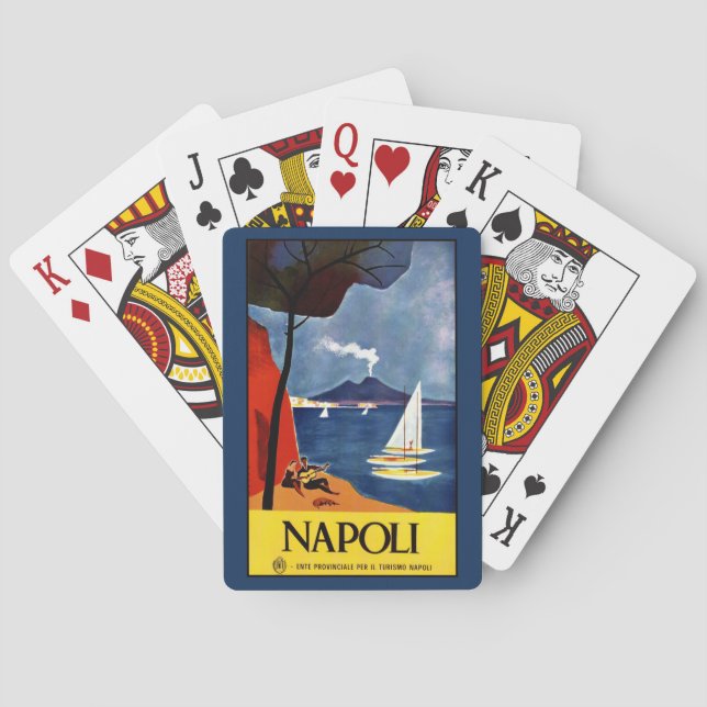 Vintage Napoli (Naples) Italy playing cards (Back)