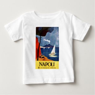 Vintage Napoli Travel Love Romance Baby T-Shirt