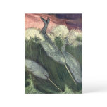Vintage Narwhals, Marine Life Whales Ocean Animals Invitation