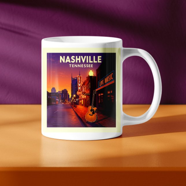 Vintage Nashville Tennessee Coffee Mug (Creator Uploaded)