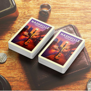 Vintage Nashville Tennessee Poker Cards