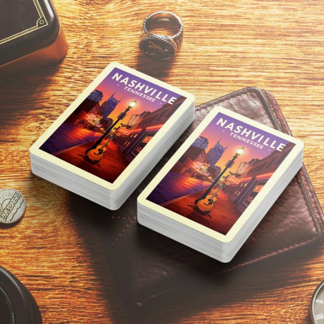 Vintage Nashville Tennessee Poker Cards (Creator Uploaded)