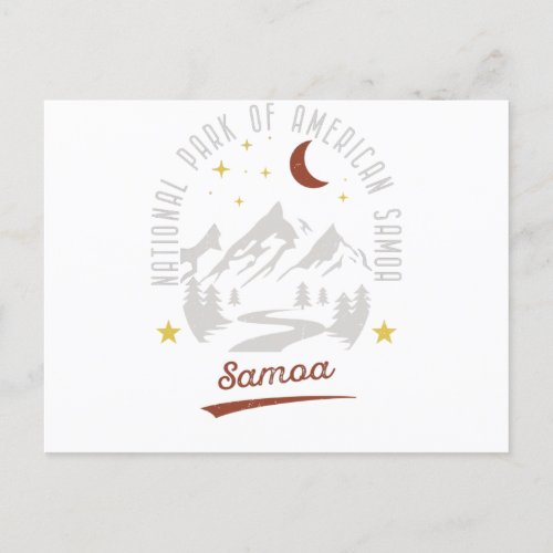 Vintage National Park of American Samoa Samoa Postcard
