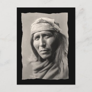 Vintage Native American Apache Tsahizn Tseh Postcard by GranniesAttic at Zazzle
