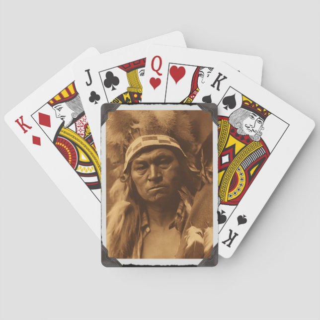 Vintage Native American Cayuse Playing Cards (Back)