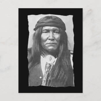 Vintage Native American Cochise Apache Postcard by GranniesAttic at Zazzle