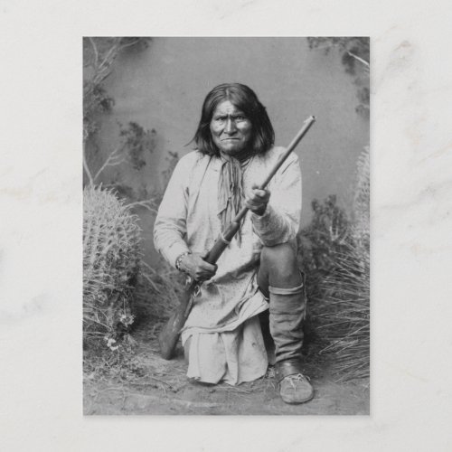 Vintage Native American Geronimo Postcard