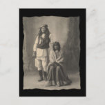 Vintage Native American Henry Wilson And Wife Moja Postcard at Zazzle